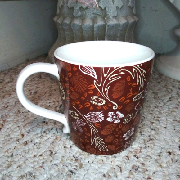 Starbucks 2008 Copper Colored Anniversary Blend Split Tailed Siren Coffee Mug - Picture 4 of 8